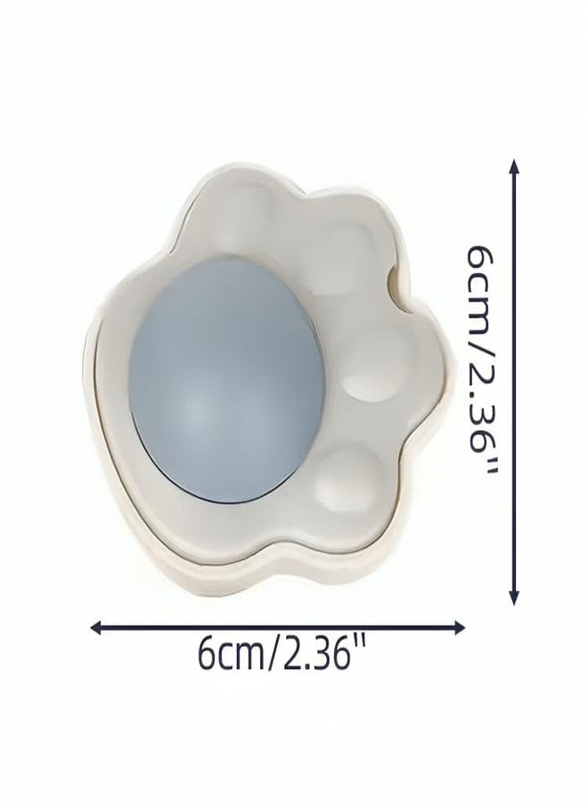 PET FUN Paw Shaped Cat Toy with Catnip & Silvervine | Natural Licking Wall Ball|Pack of 4 - Image 4